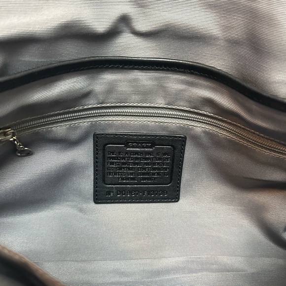 Coach Black Hobo Signature Monogram Shoulder Bag - Picture 5 of 5